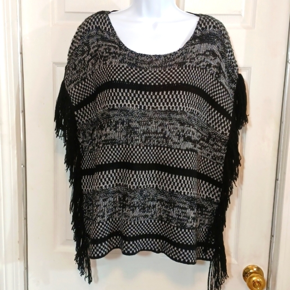 Cable & gauge sweater